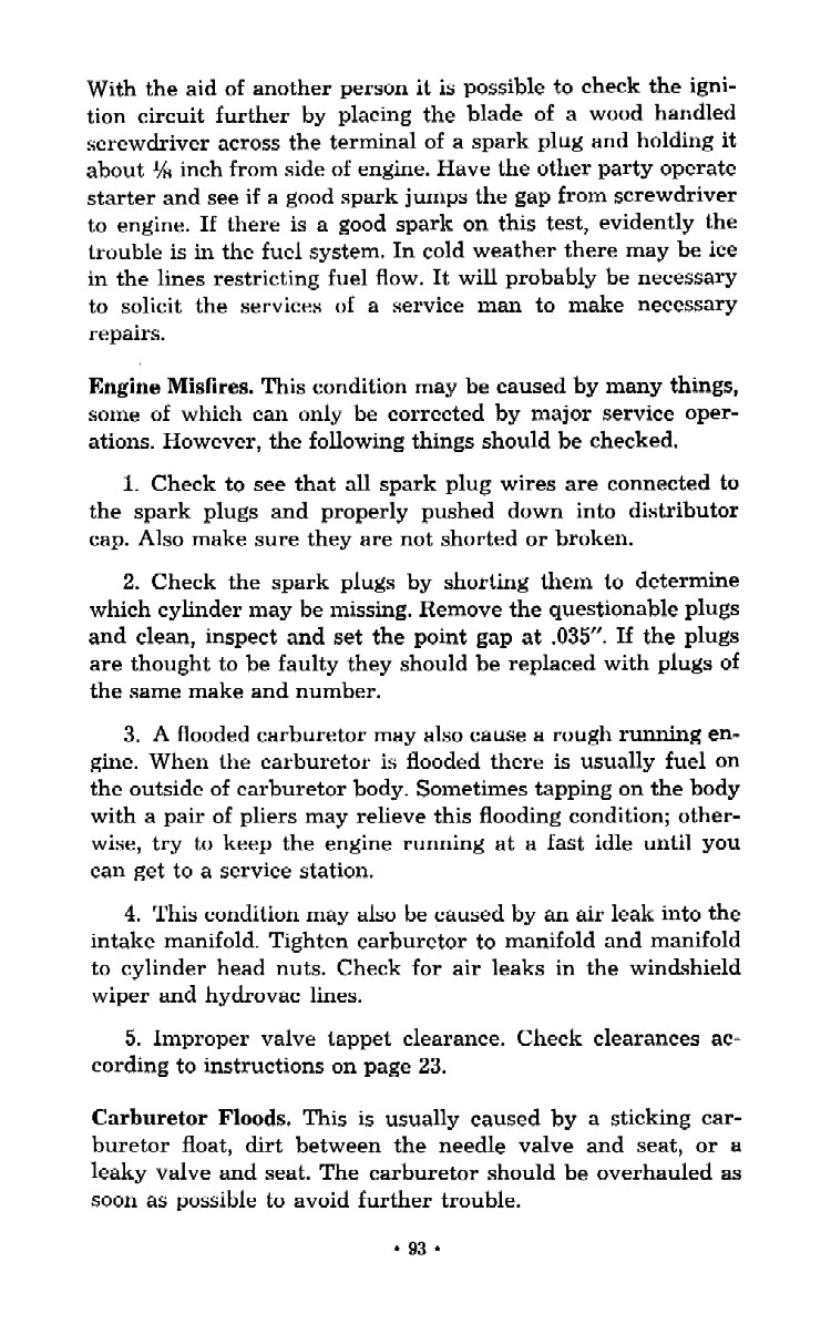 1952 Chevrolet Trucks Operators Manual Page 12